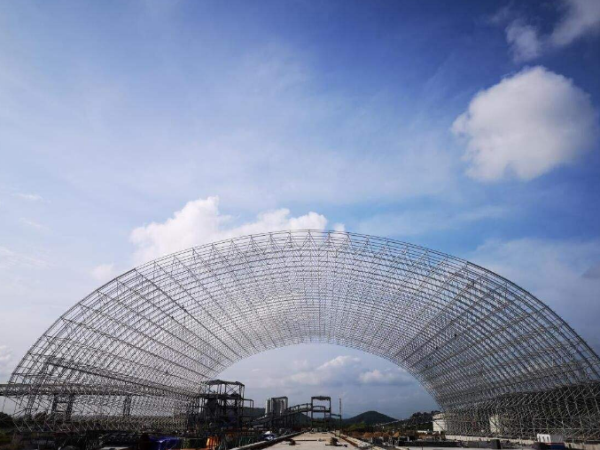 乐陵煤棚网架加工厂案例